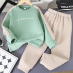 Fawn Letter Printed Kids Winter Suit (Each)