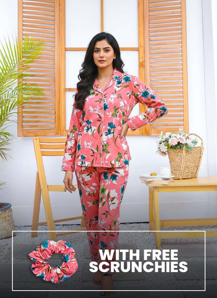 Imported Linen Printed Jamsine PJ Set-LP5