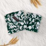 Imported Linen Printed Multi Flower PJ Set-LP14