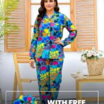 Imported Linen Printed Pattern Print PJ Set-LP23