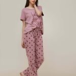 Love Sleep Printed Night Suit