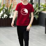 Red World Half Sleeve Kids Suit (Each)