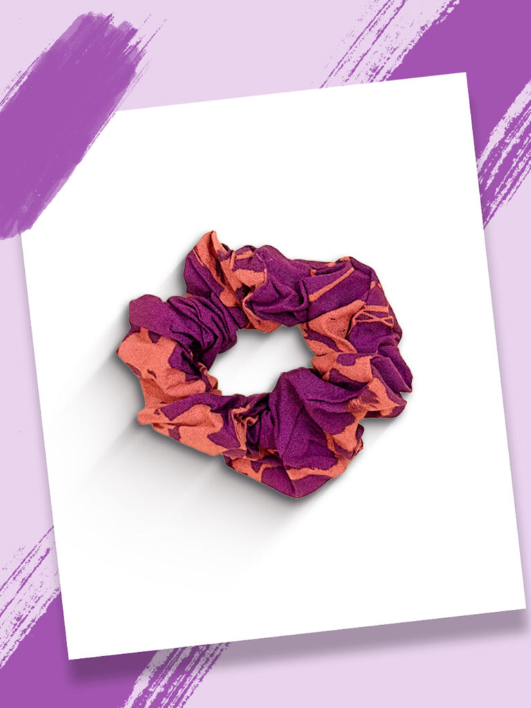 Sunset Bloom Scrunchie