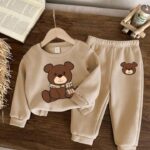 Teddy Bear Printed Kids Winter Suit (Each)