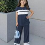 Mini Fashion Stripe Co-Ord Set for Kids – Stylish Summer Cotton Outfit 🌞