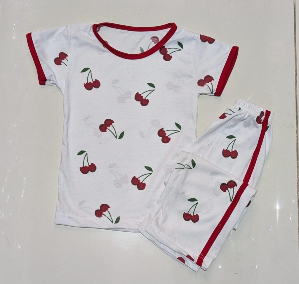Luxury Comfort Floral Print Cotton Jersey Sleepwear & Lounge Set
