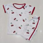 Luxury Comfort Floral Print Cotton Jersey Sleepwear & Lounge Set