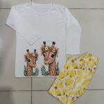 Princess Dreamland Premium Girls Night Suit Ultra Soft Jersey Summer Sleepwear Set | Cute Princess Print, Breathable Fabric & Cozy All-Night Comfort