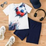 Spider Hero Kids Summer Dress – Soft Cotton Jersey 2 Piece Set