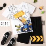 Spider Hero Kids Summer Dress – Soft Cotton Jersey 2 Piece Set