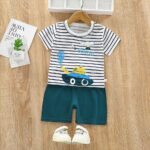 Spider Hero Kids Summer Dress – Soft Cotton Jersey 2 Piece Set