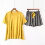 Comfort Chic Women's T-Shirt & Shorts Lounge Set – Soft Jersey Summer Wear