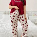 Luxury Cotton Jersey Sleepwear Set for Women  Soft & Comfortable Nightwear